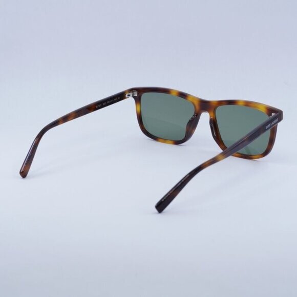 🕶️ New Saint Laurent SL501 003 Sunglasses - Havana Frame, Green Lenses - Picture 5 of 12